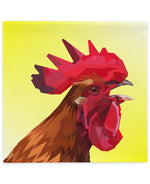 Rooster Head Pillow Case