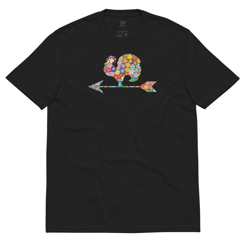 Womens Recycled Flowered Rooster Tee
