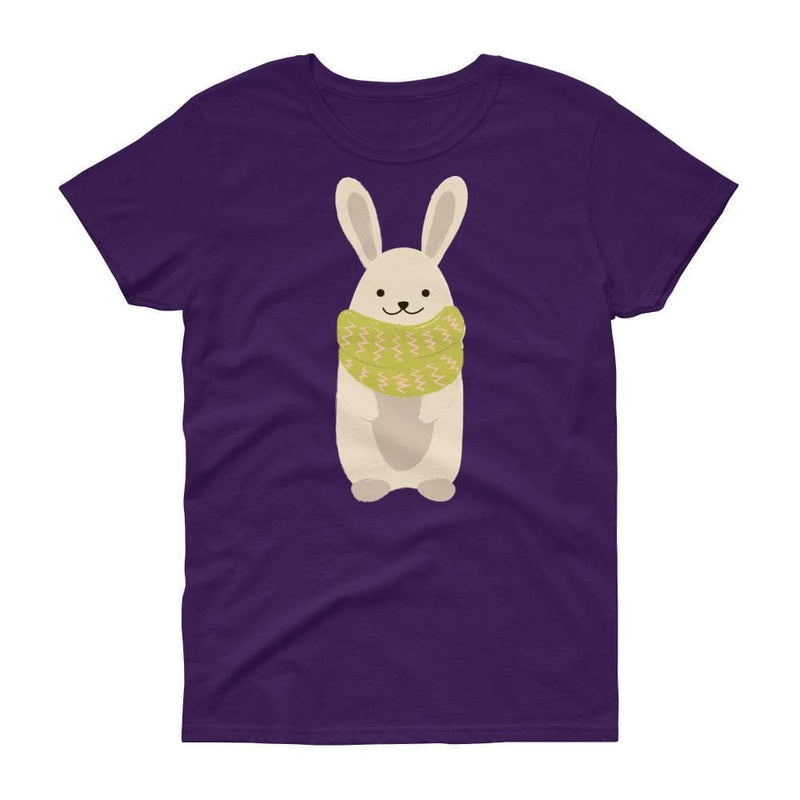 Roly Poly Bunny Womens Loose Crew Neck Shirt