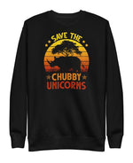 Save the Chubby Unicorns Unisex Fleece Pullover