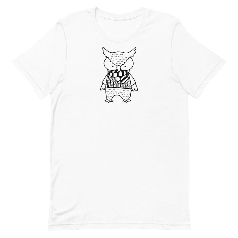 Minikin Winter Owl Bella + Canvas Unisex Shirt