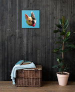 Canvas Pop Art Bulldog-Animal Teeze
