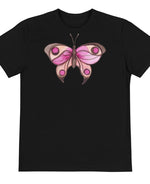 Pink Dot Butterfly Next Level Sustainable Womens Shirt