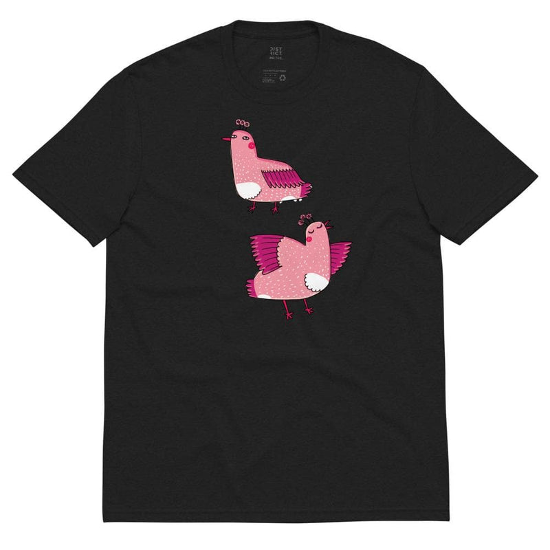 Japanese Pink Bird Recycled Shirt