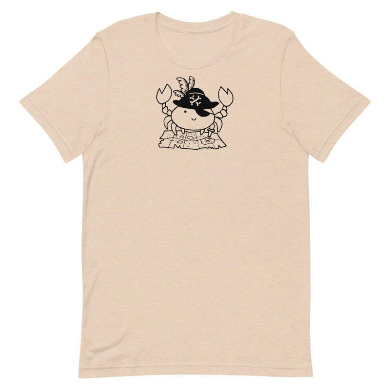Minikin Pirate Crab Bella + Canvas Unisex Shirt