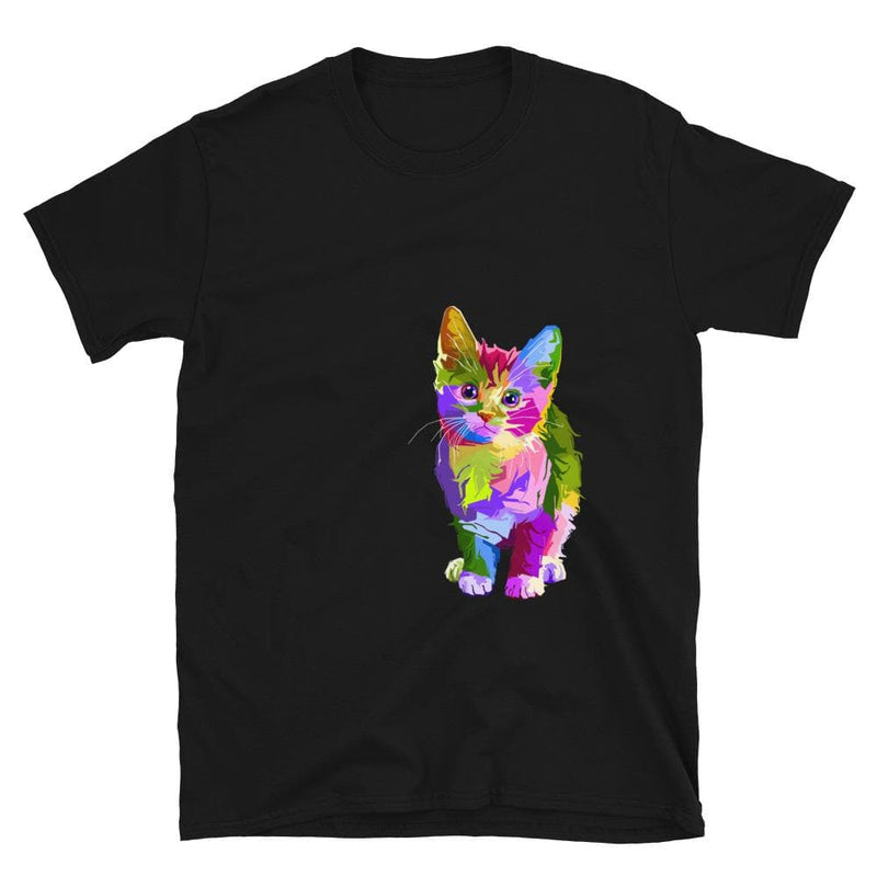 Peeking Kitten Unisex Softstyle Shirt